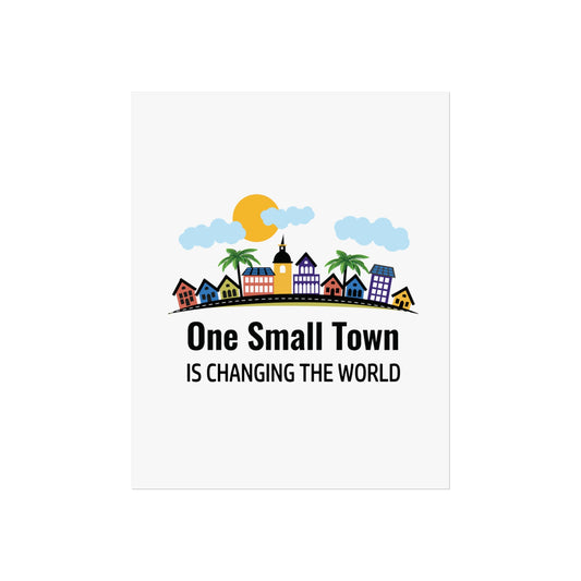 One Small Town  Fine Art Posters
